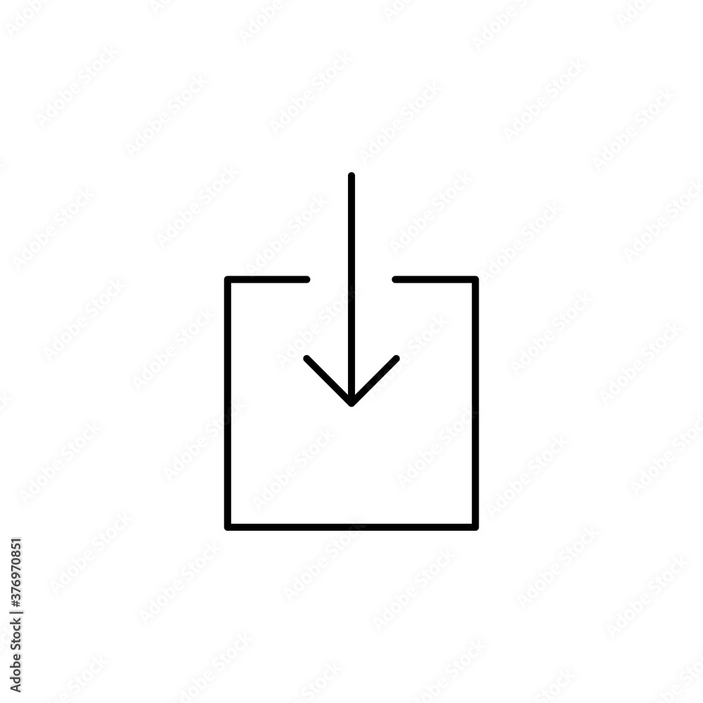 arrow, download, direction vector illustration arrow, download, direction vector illustration