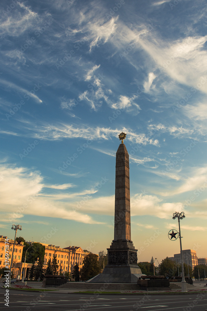Victory monument in Minsk, Belarus