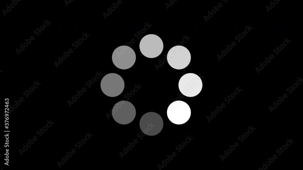 Loading dots icon animation, on a transparent background Loading dots icon animation, on a transparent background