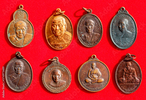 Obraz na płótnie Small Buddha image or Thai amulet w salonie