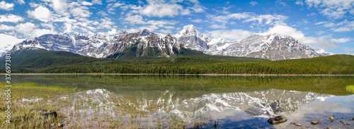 Mistaya Lake, Kanada, Alberta, Spiegelung, Mirror