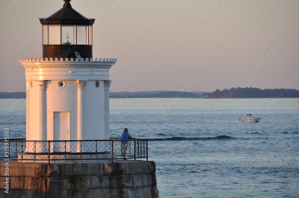 Bug Light, Casco Bay, South Portland, Maine Stock Photo | Adobe Stock