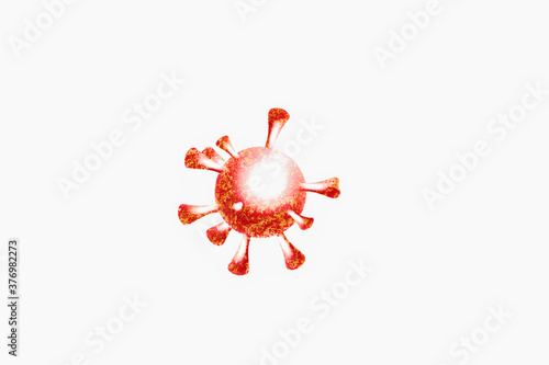 Obraz na plátně New insidious virus covid-19 pandemic 2020