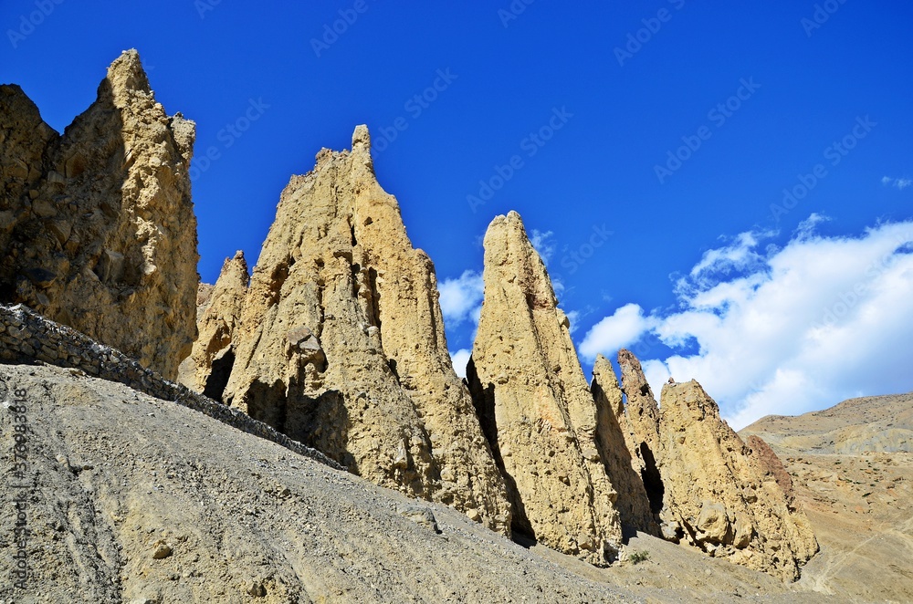 mountain landscape with blue sky mountain landscape with blue sky