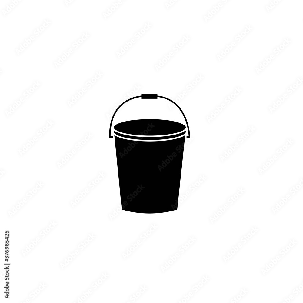 bucket icon logo vector design bucket icon logo vector design