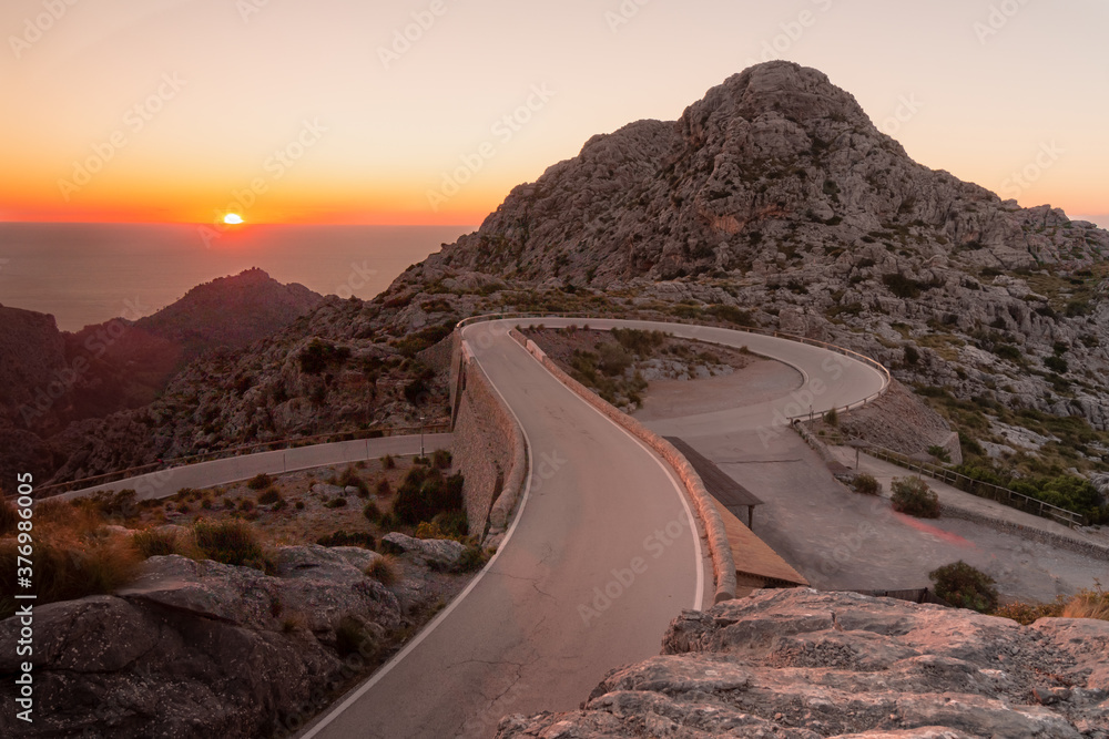 Spectacular road known as de Sa Corbata in Mallorca Spain Stock Photo Adobe Stock