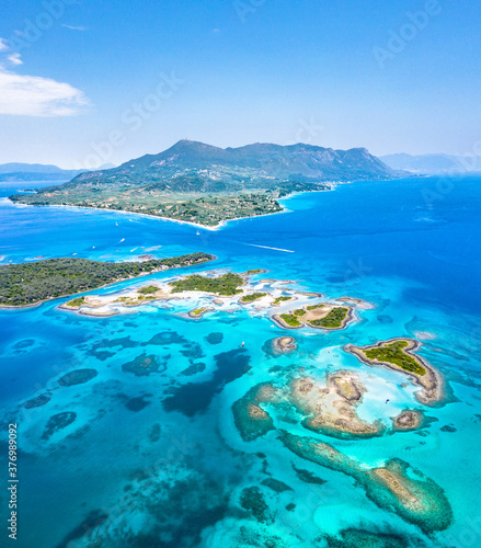 Fotografie, Obraz Impressive Lichadonisia, the Greek Bahamas, in North Euboea, Greece