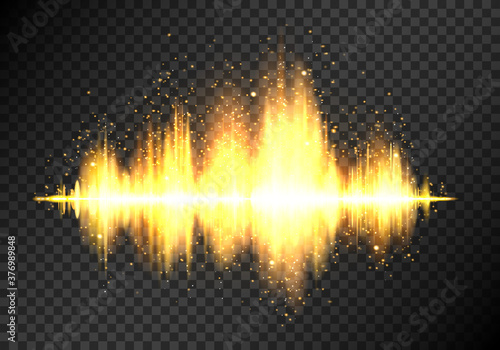 Light equaliser on the transparent background.