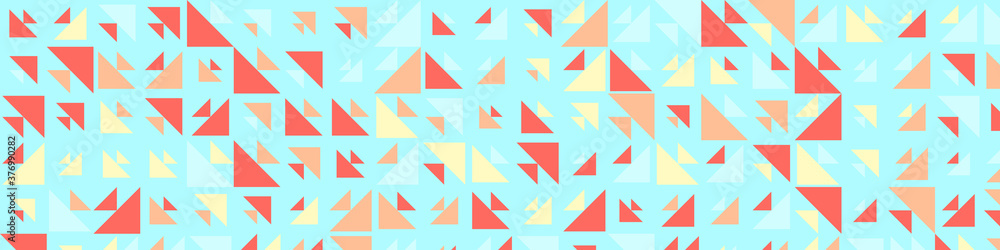 Abstract Color Halftone Dots generative art background illustration