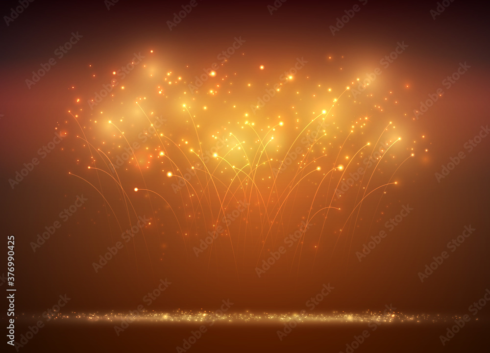 Transparent colorful bokeh for your design.