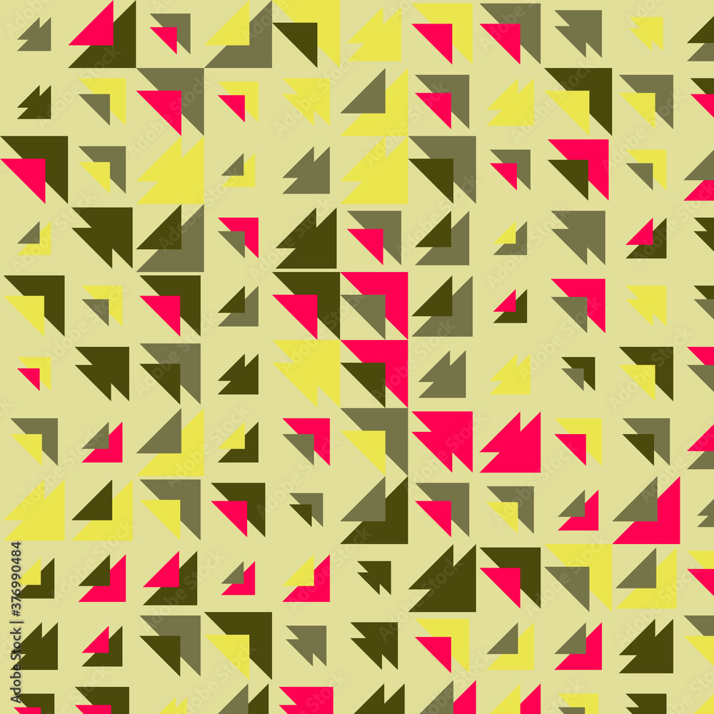 Abstract Color Halftone Dots generative art background illustration