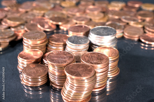 stack of coins