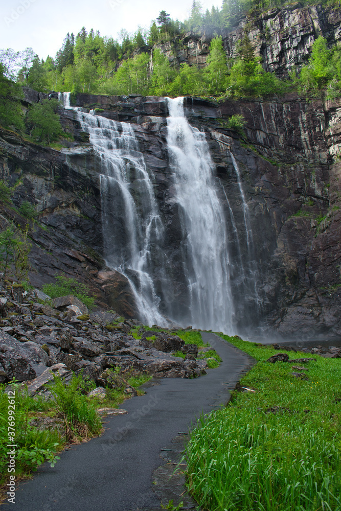 Big waterfall in Norway