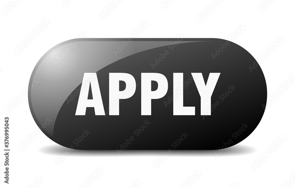 apply button. sticker. banner. rounded glass sign apply button. sticker. banner. rounded glass sign