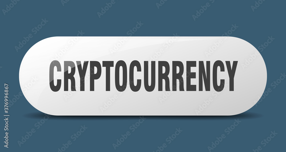 cryptocurrency button. sticker. banner. rounded glass sign cryptocurrency button. sticker. banner. rounded glass sign