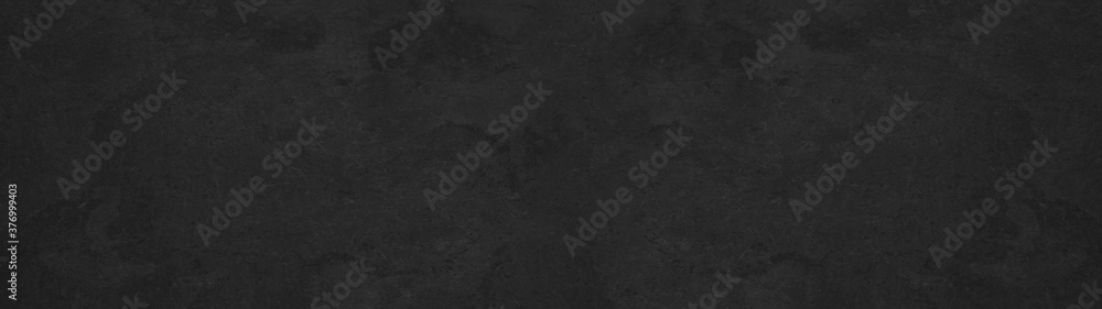 black stone concrete texture background anthracite panorama banner long	
