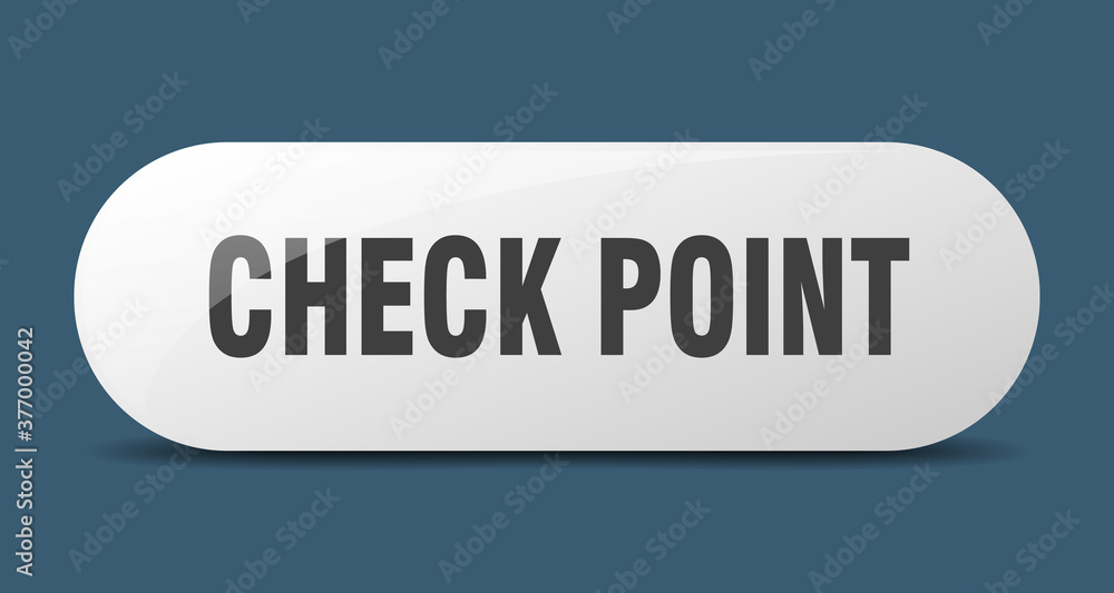 check point button. sticker. banner. rounded glass sign
