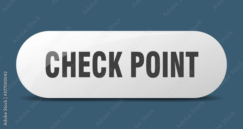 check point button. sticker. banner. rounded glass sign check point button. sticker. banner. rounded glass sign