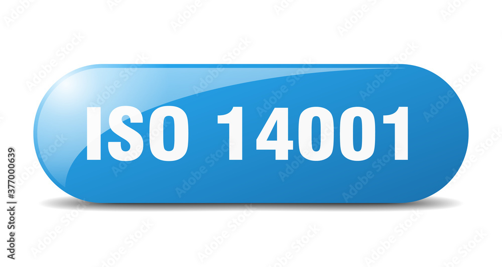 iso 14001 button. sticker. banner. rounded glass sign iso 14001 button. sticker. banner. rounded glass sign