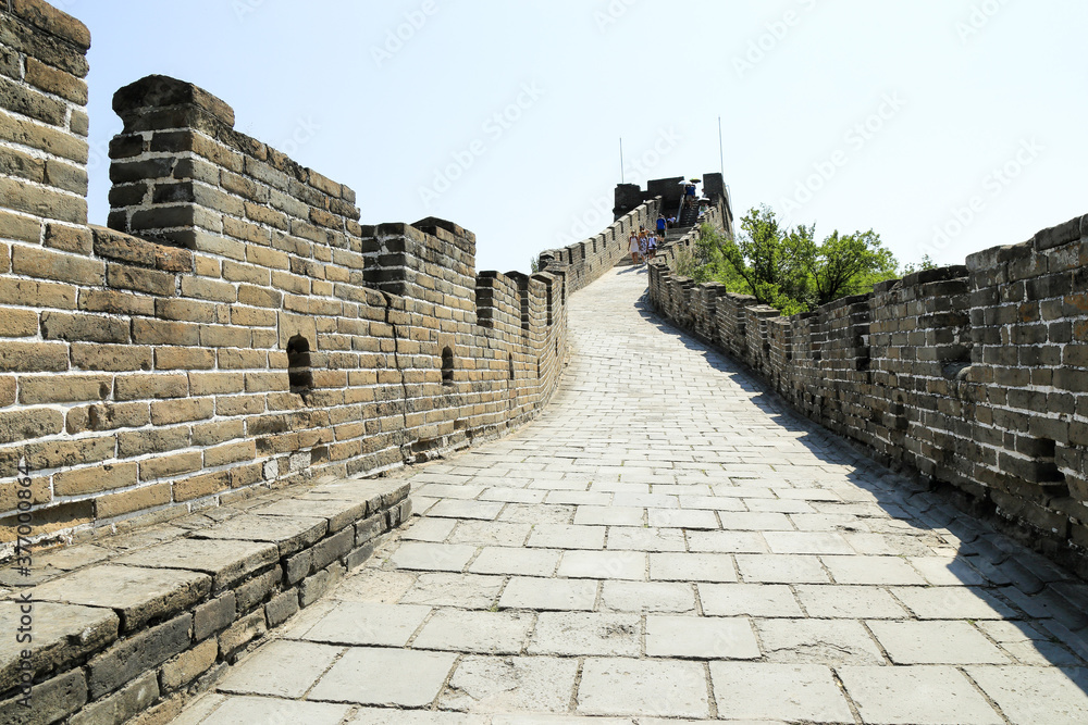 One of the seven wonders of the world, Mutianyu section of the great wall of China