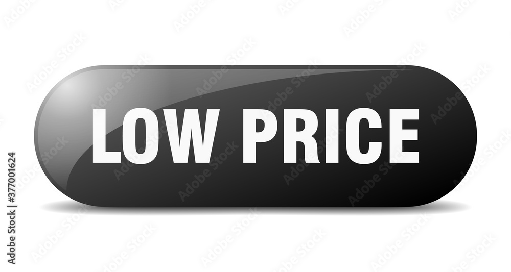 low price button. sticker. banner. rounded glass sign low price button. sticker. banner. rounded glass sign