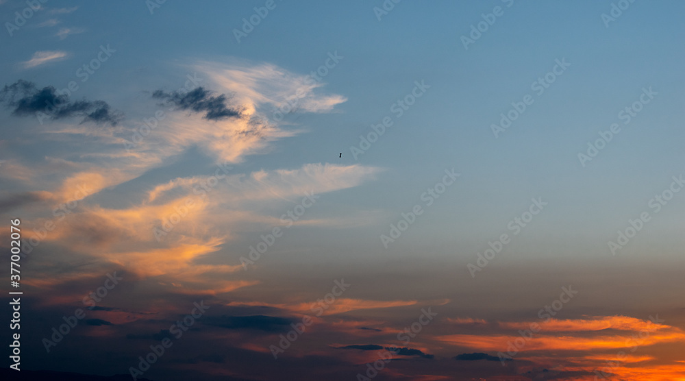 colorful sunset landscape with clouds colorful sunset landscape with clouds