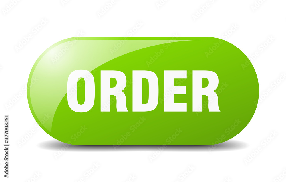 order button. sticker. banner. rounded glass sign order button. sticker. banner. rounded glass sign