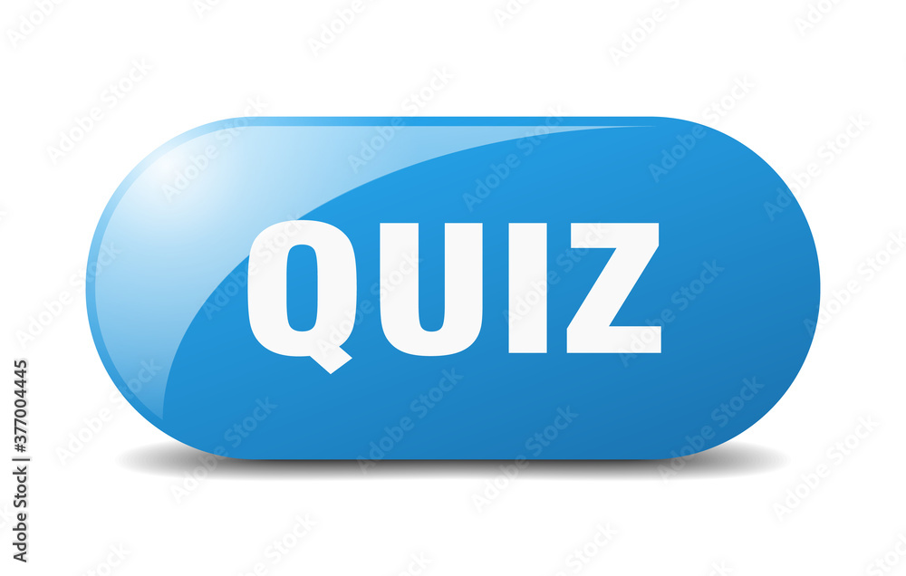 quiz button. sticker. banner. rounded glass sign quiz button. sticker. banner. rounded glass sign