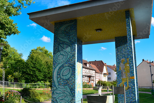 Brunnen in Bad Orb, Hessen, Deutschland photo