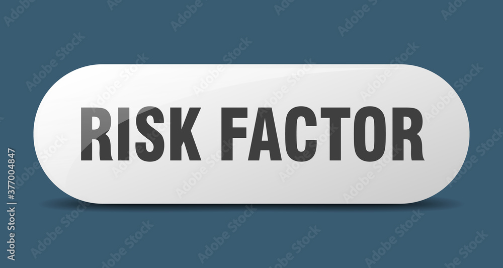 risk factor button. sticker. banner. rounded glass sign risk factor button. sticker. banner. rounded glass sign
