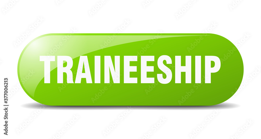 traineeship button. sticker. banner. rounded glass sign traineeship button. sticker. banner. rounded glass sign