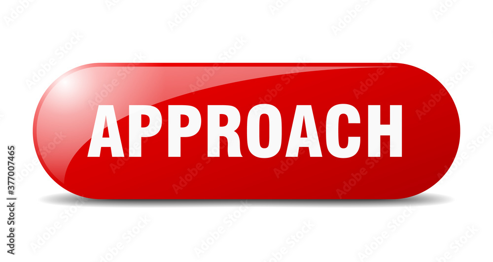 approach button. sticker. banner. rounded glass sign approach button. sticker. banner. rounded glass sign