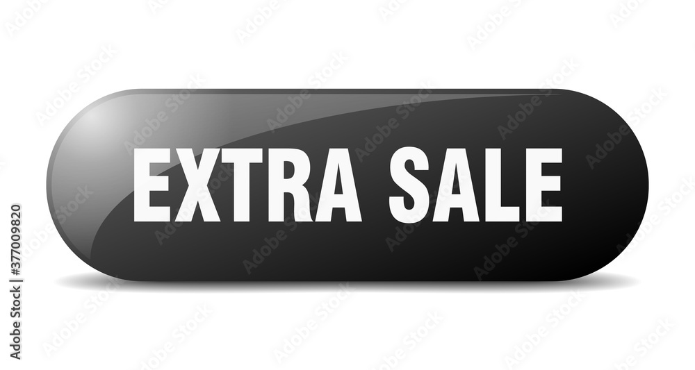 extra sale button. sticker. banner. rounded glass sign extra sale button. sticker. banner. rounded glass sign