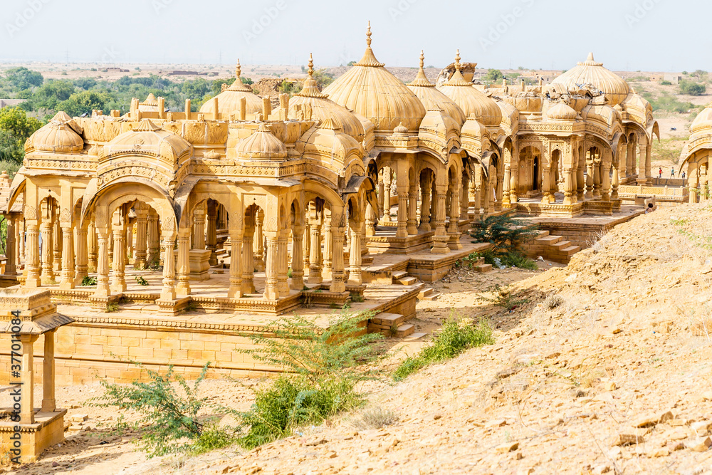 Bara Bagh, temple, hindu, Jaisalmer, Rajasthan, India