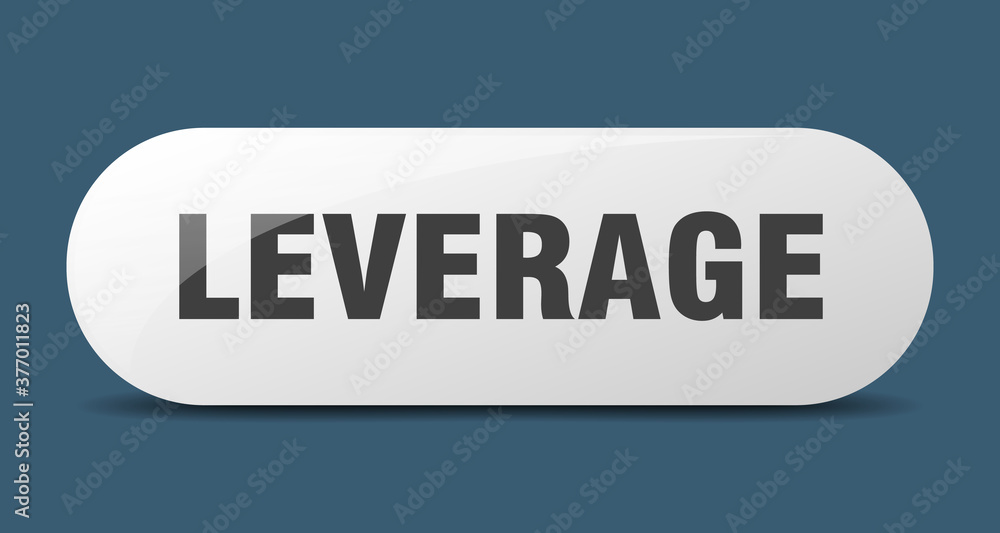 leverage button. sticker. banner. rounded glass sign leverage button. sticker. banner. rounded glass sign