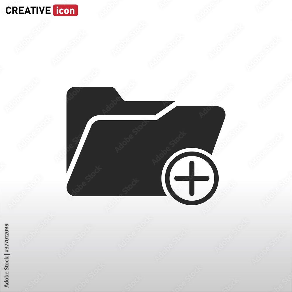 Add Folder icon vector eps 10 Add Folder icon vector eps 10