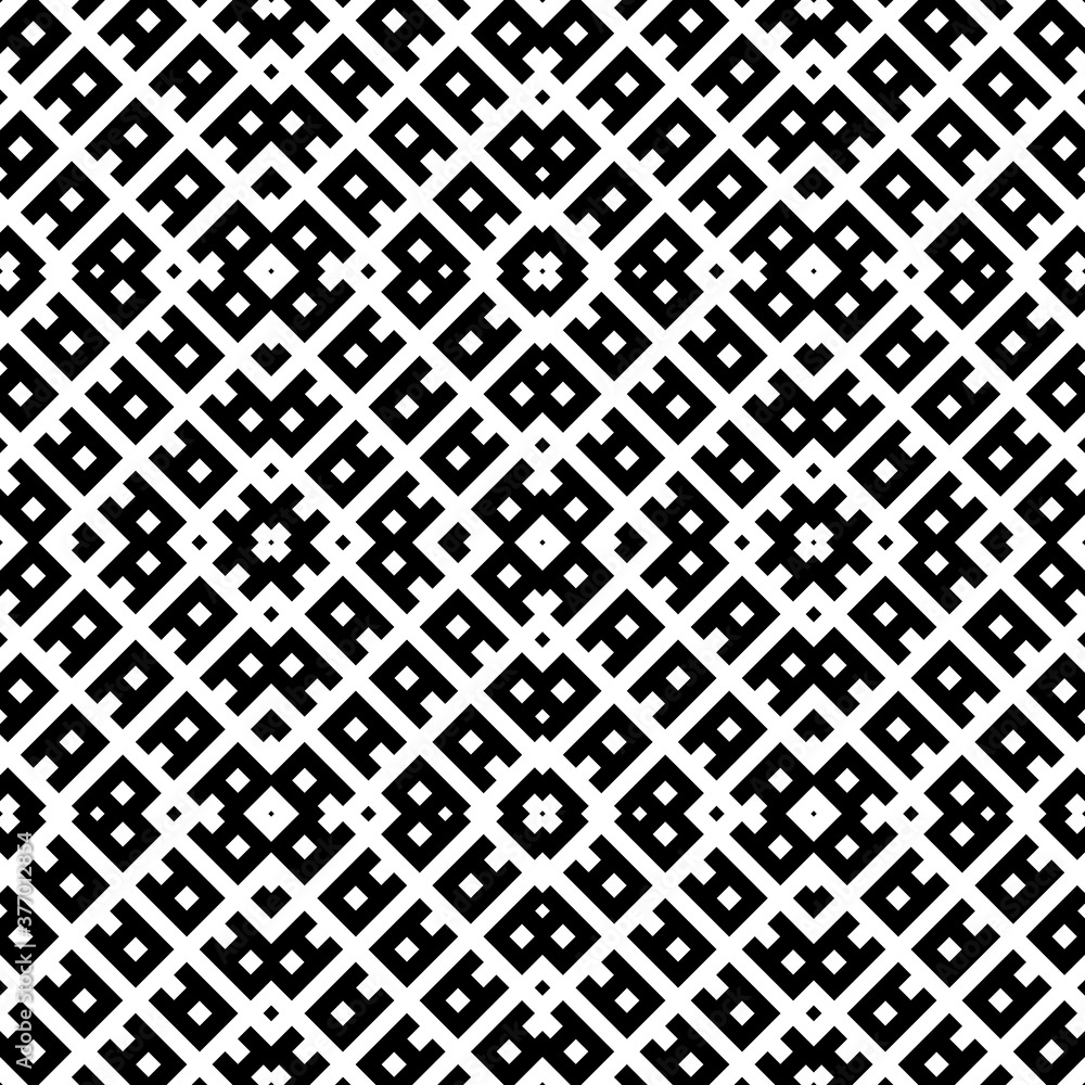 Repeated black ornamental sign composition. Seamless surface pattern design with ethnic ornament. Embroidery motif. Cultural art wallpaper. Digital paper with ancient ornaments. Decorative vector work Repeated black ornamental sign composition. Seamless surface pattern design with ethnic ornament. Embroidery motif. Cultural art wallpaper. Digital paper with ancient ornaments. Decorative vector work