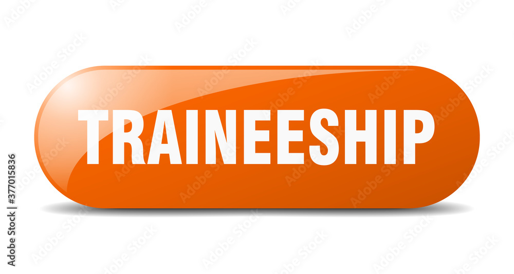 traineeship button. sticker. banner. rounded glass sign traineeship button. sticker. banner. rounded glass sign