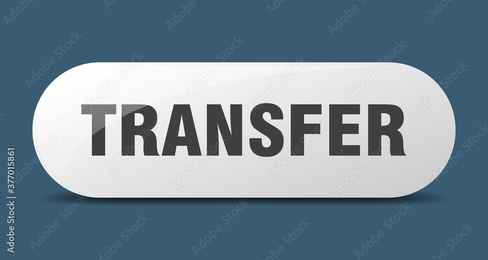 transfer button. sticker. banner. rounded glass sign transfer button. sticker. banner. rounded glass sign