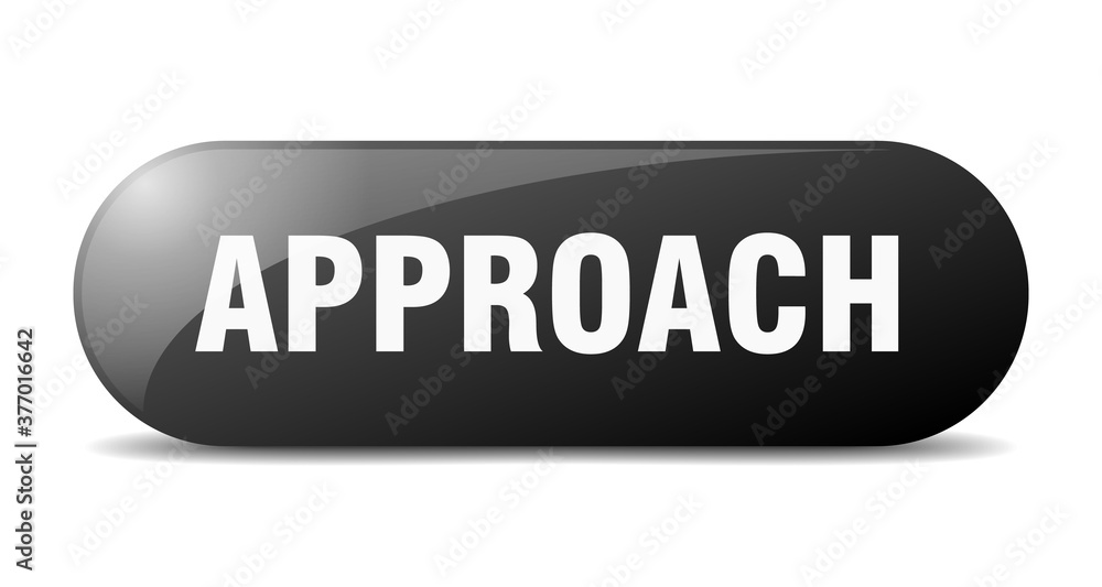 approach button. sticker. banner. rounded glass sign approach button. sticker. banner. rounded glass sign