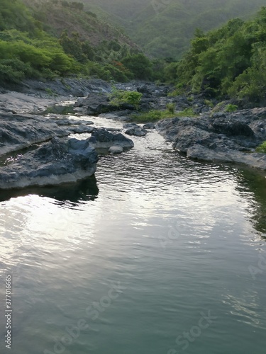 river in the mountains