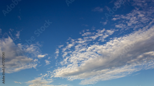 blue sky with clouds © ric