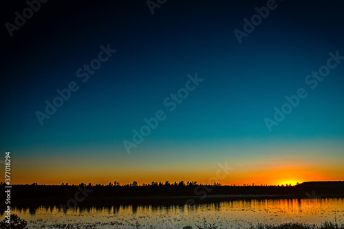 Sunset over Upper Lake Mary