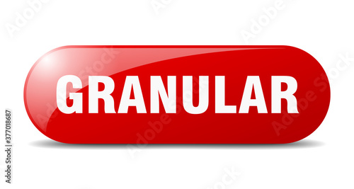 granular button. sticker. banner. rounded glass sign