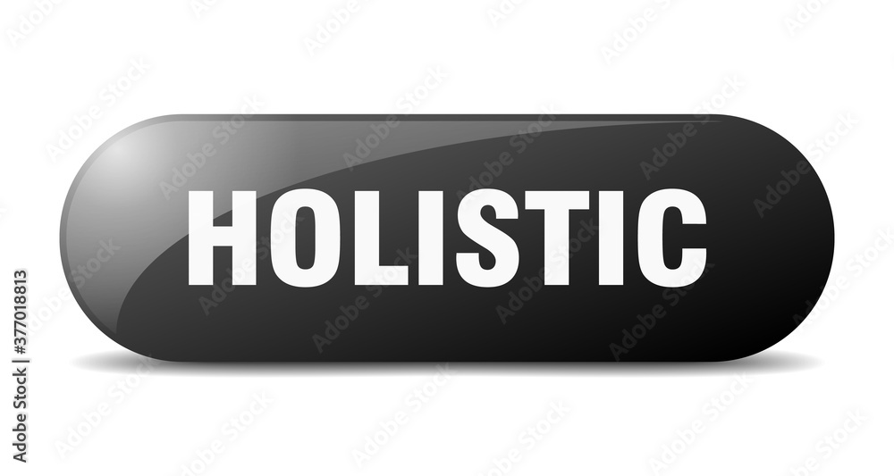 holistic button. sticker. banner. rounded glass sign holistic button. sticker. banner. rounded glass sign