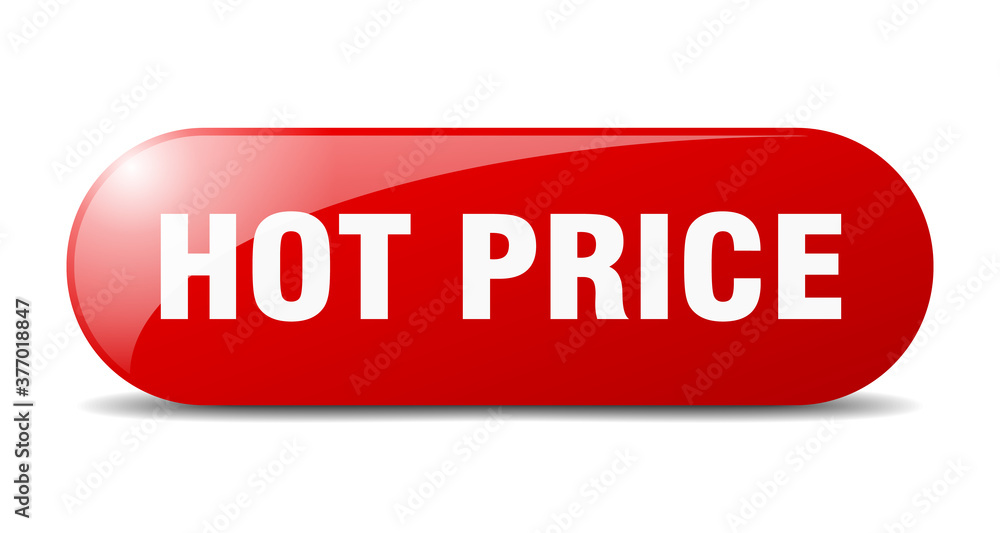 hot price button. sticker. banner. rounded glass sign hot price button. sticker. banner. rounded glass sign