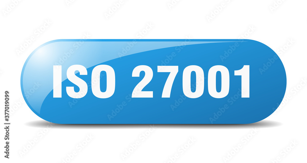 iso 27001 button. sticker. banner. rounded glass sign iso 27001 button. sticker. banner. rounded glass sign