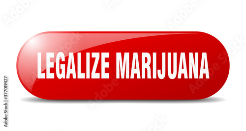 legalize marijuana button. sticker. banner. rounded glass sign