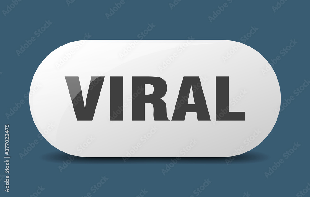 viral button. sticker. banner. rounded glass sign viral button. sticker. banner. rounded glass sign