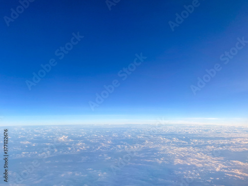 View of fine clouds and blue sky